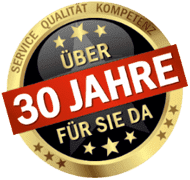 Über 30 Jahre für Sie da